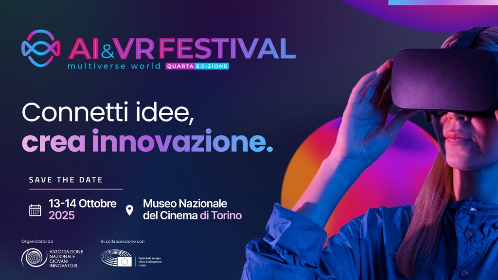 Torino ospita la IV edizione dell’AI & VR Festival: giovani, innovazione e futuro digitale al Museo Nazionale del Cinema