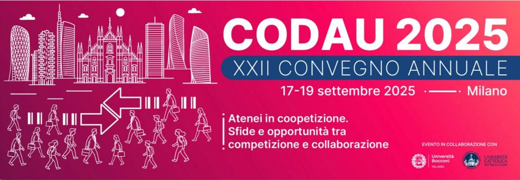 A Milano il XXII Convegno nazionale del CoDAU, le università italiane tra collaborazione e competizione