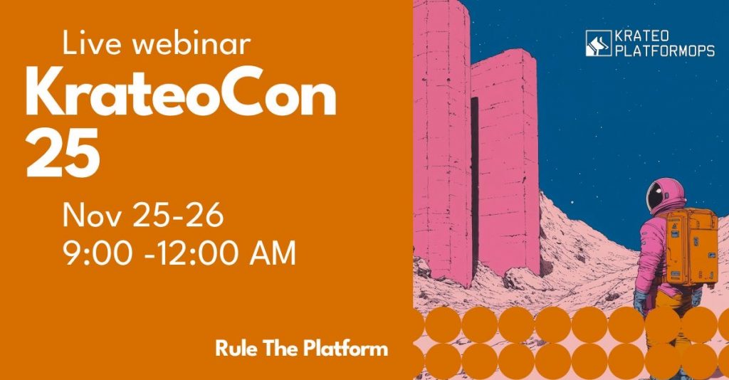 KrateoCon 2025: due giornate di Platform Engineering e Cloud Native il 25 e il 26 novembre