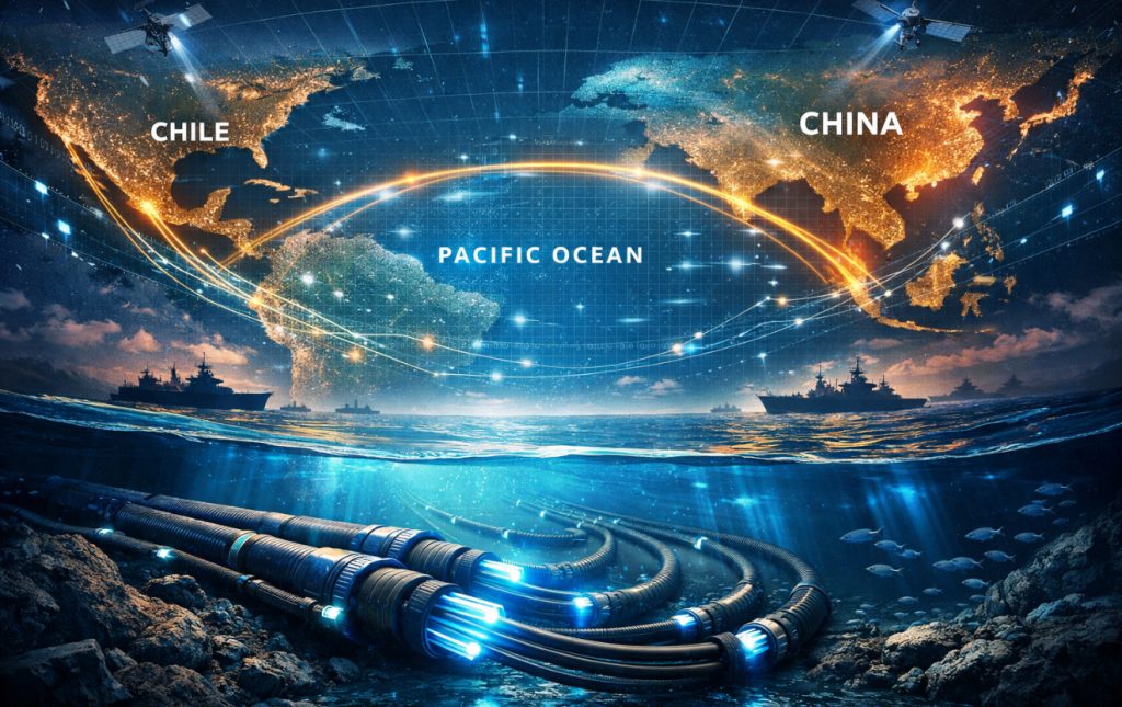 Cavi sottomarini e geopolitica dei dati: la Cina guarda al Pacifico con il progetto Chile-China Express