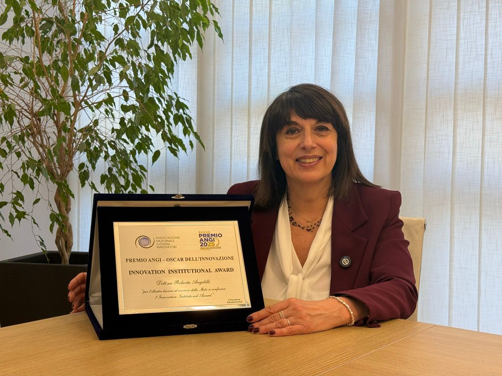 Premio ANGI Oscar dell’Innovazione 2025 ad Angelilli: “Giovani eimprese al centro della crescita”