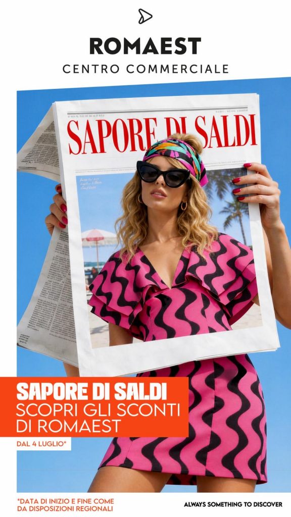 SALDI ESTIVI AL VIA: A ROMAEST UN PRIMO WEEKEND DI GRANDE AFFLUENZA